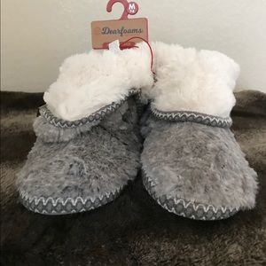 Dear foams Slippers. Pile Fold Down Boot